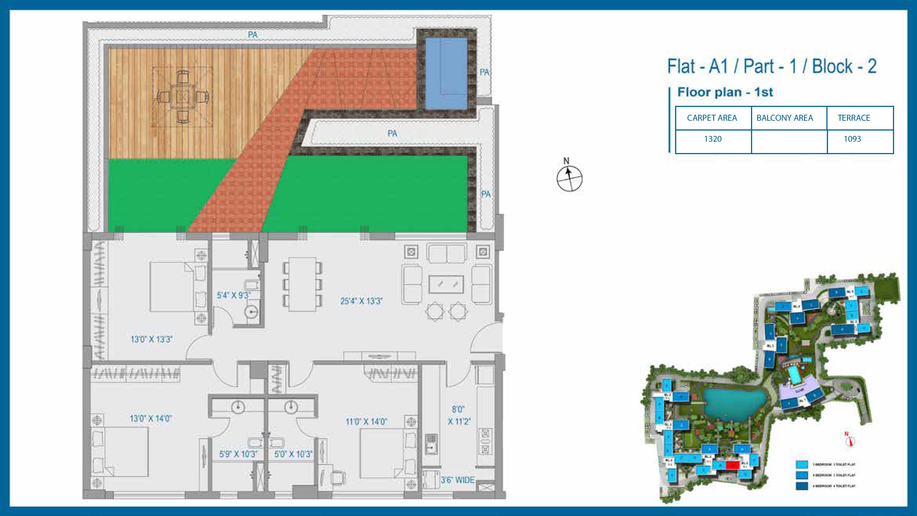 3BHK Premium Unit in Vyom